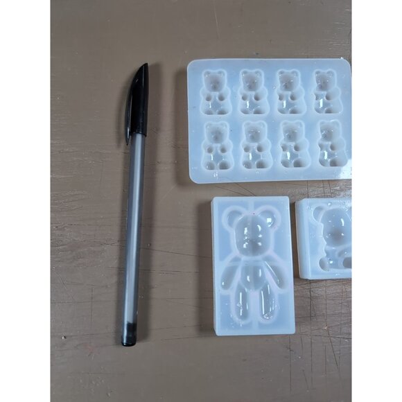 Lot of 6 Silicone Gummy Bear Moulds/Molds - Picture 7 of 7